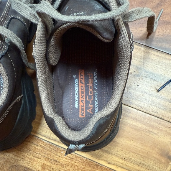Skechers Men's Brown Casual Shoes Sz 10.5 - Picture 5 of 7